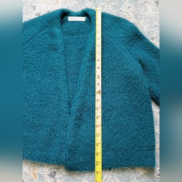 Anthropologie / Sleeping On Snow | Eyelash Cardigan | Size XS | Emerald Color - Picture 5 of 8